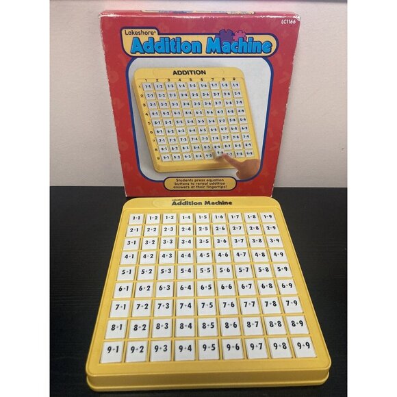 Lakeshore Addition Machine Push Button Educational Math Toy LC1166 - Picture 1 of 6